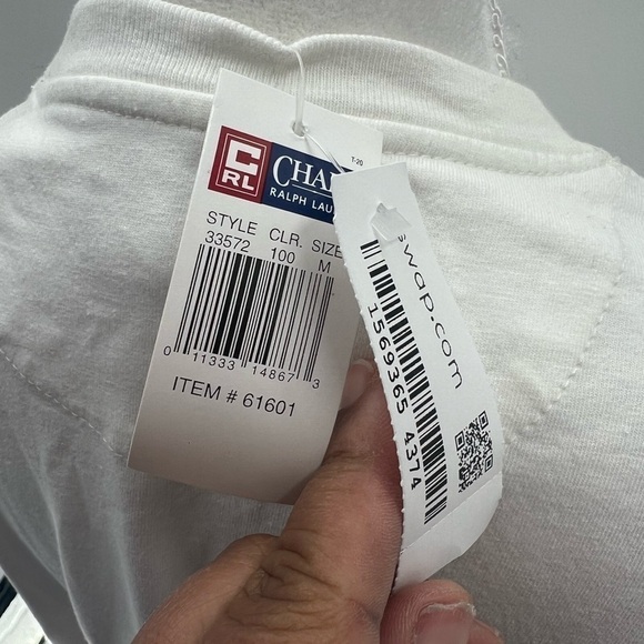 CHAPS RALPH LAUREN T-Shirt Size M POLO Patch NWT - Picture 4 of 7